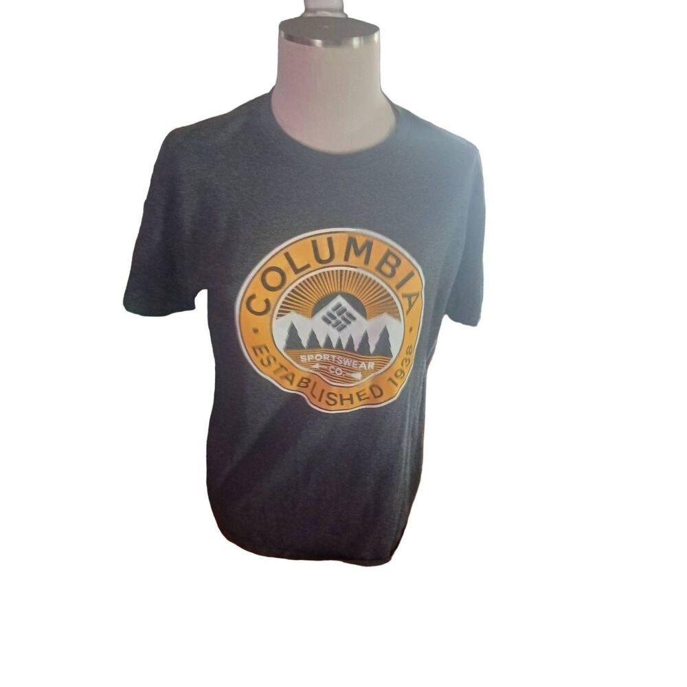Columbia forest green Unisex medium short sleeve